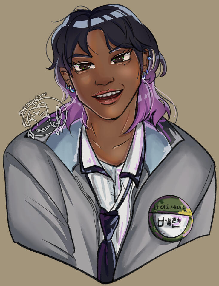 Half body, one character