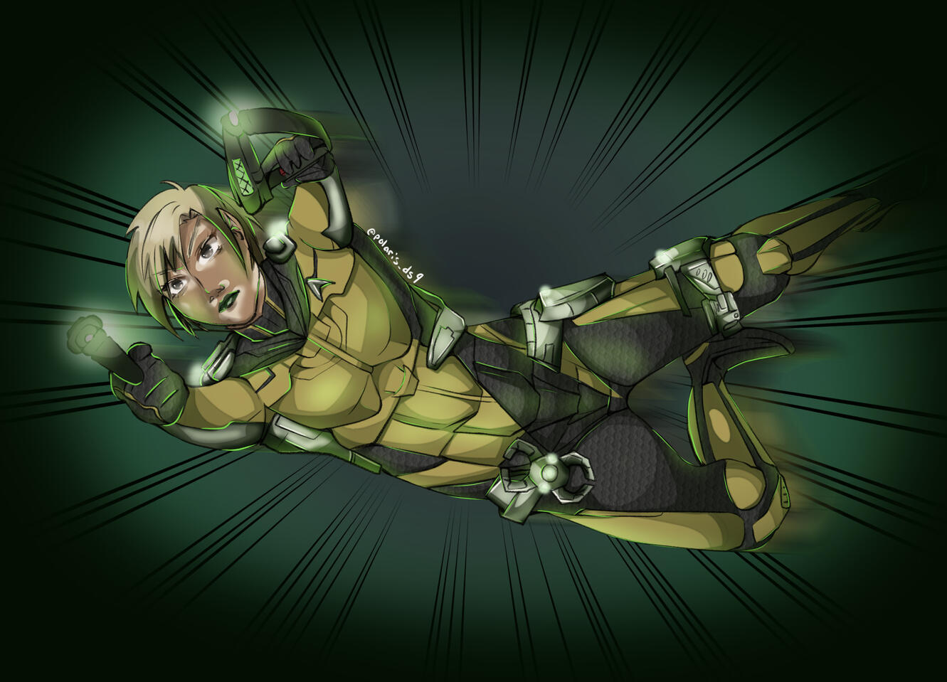 Full body, one character